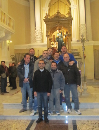 San Giuseppe 2015 il comitato con il parroco