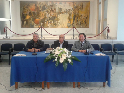 Da sinistra Stefano Massimino, Donato Fanigliulo e Martino Grassi