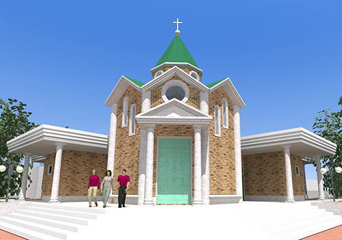 Il progetto della Chiesa di Santa Paola 2
