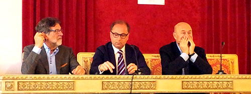 Elio Pintaldi, Corrado Bonfanti e Paolo Mieli