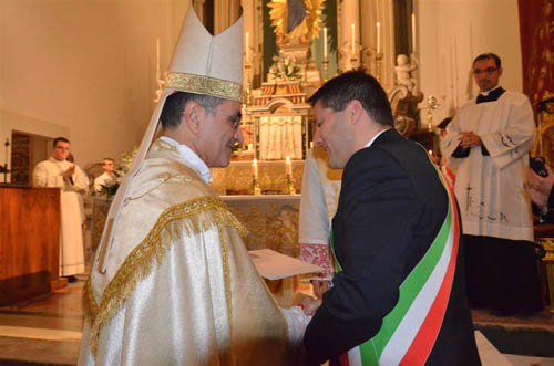 Immacolata 2015 il vescovo e il sindaco
