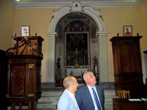 Algieri e Lione in visita nella Cattedrale di Cassano allo Jonio