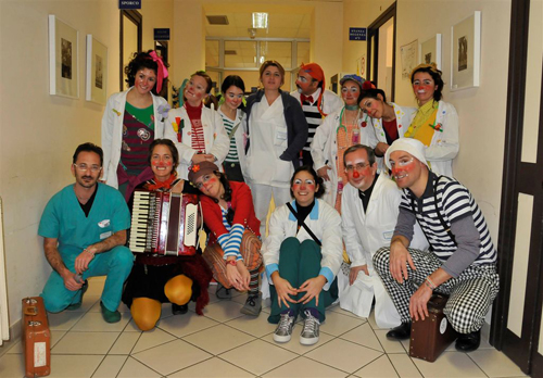 L'incursione clownesca in ospedale