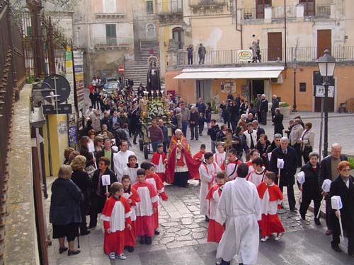 La processione dell'Addolorata