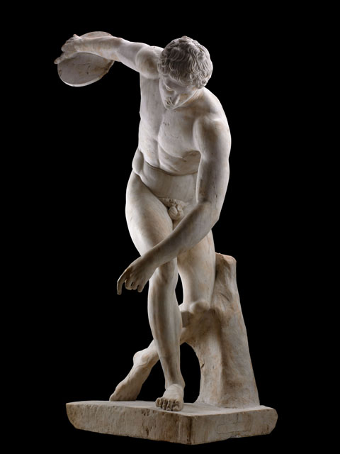 Il Discobolo, Marmo, periodo romano, II sec. d. C . ©  The Trustees of the British Museum (2014)