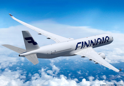 A350 XWB Finnair in volo