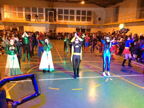Carnevale 2015 la coreografia dei supereroi