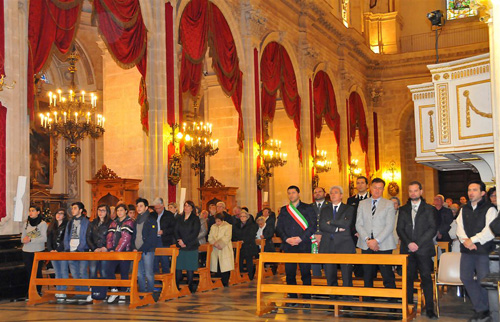 San Giorgio 2014 le autorità ieri sera al Duomo