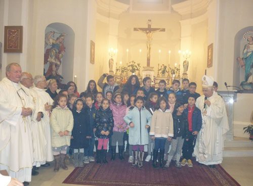 Chiusura anno della fede  Cantafora con i bambini del Catechismo Platania 2