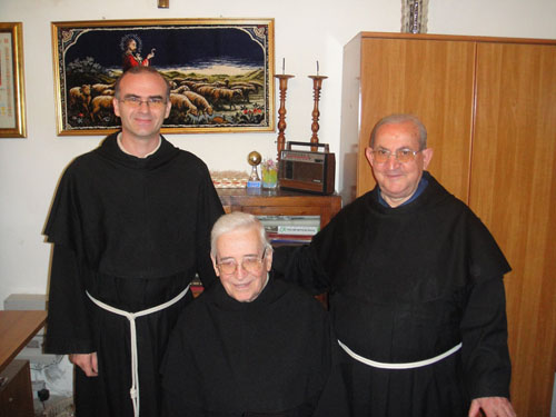 Frate Damiano, padre Luigi e padre Angelo