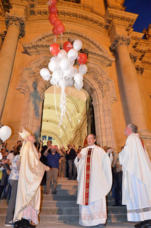 San Giorgio 2016 il lancio dei palloncini