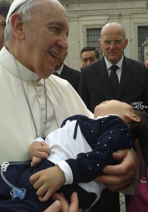 Foto Papa con Giulia