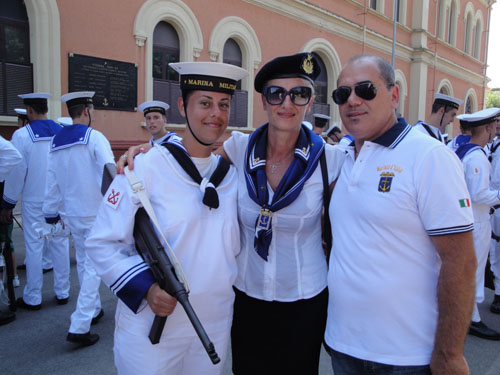 Erika Dominici con i suoi familiari