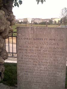 Lapide Carlo Santagata