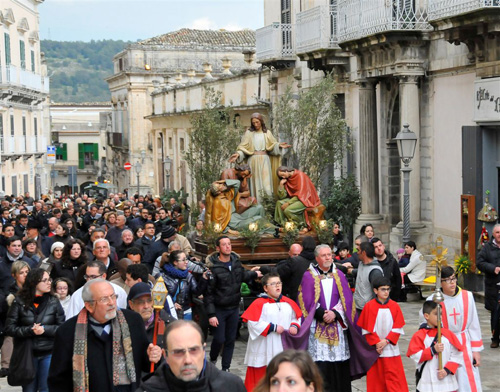 Settimana Santa 2014 la processione di Gesù nell'orto degli ulivi