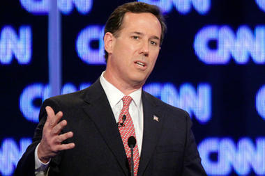 Il leader repubblicano Rick Santorum