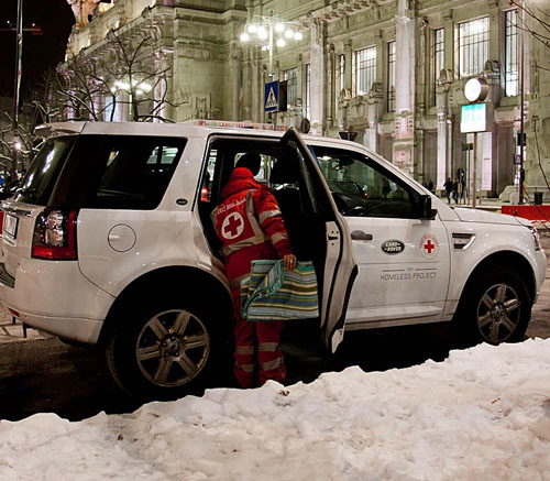 Italy vehicle snow